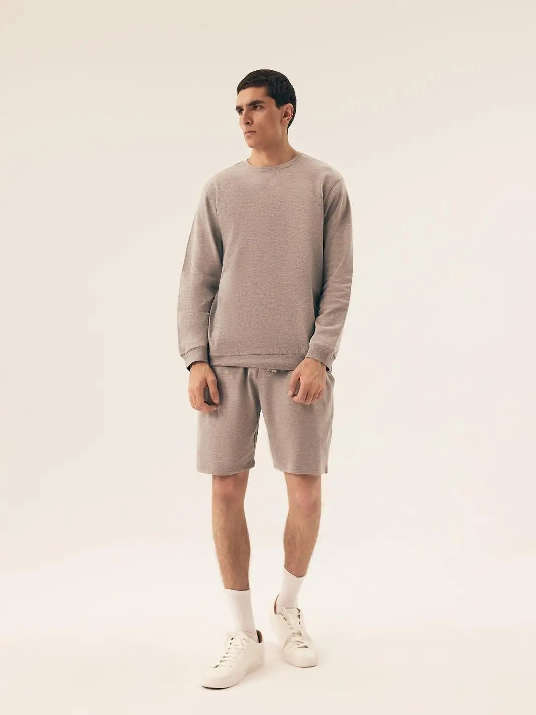 Pigiama da uomo in morbido cotone con interno felpato