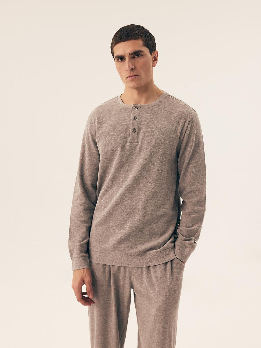 Pigiama da uomo in puro cotone - desert