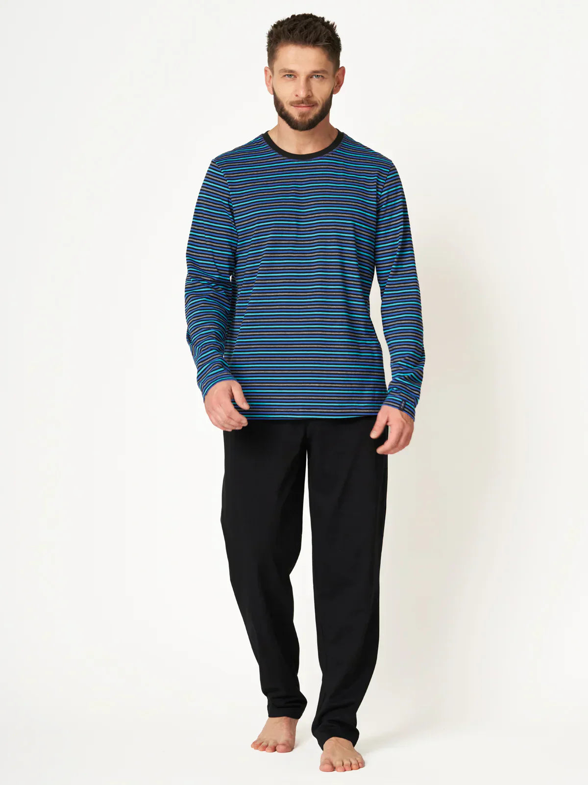 Pigiama uomo in puro cotone | mns 384 b