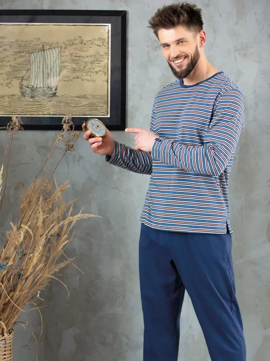 Pigiama uomo in puro cotone | mns 384