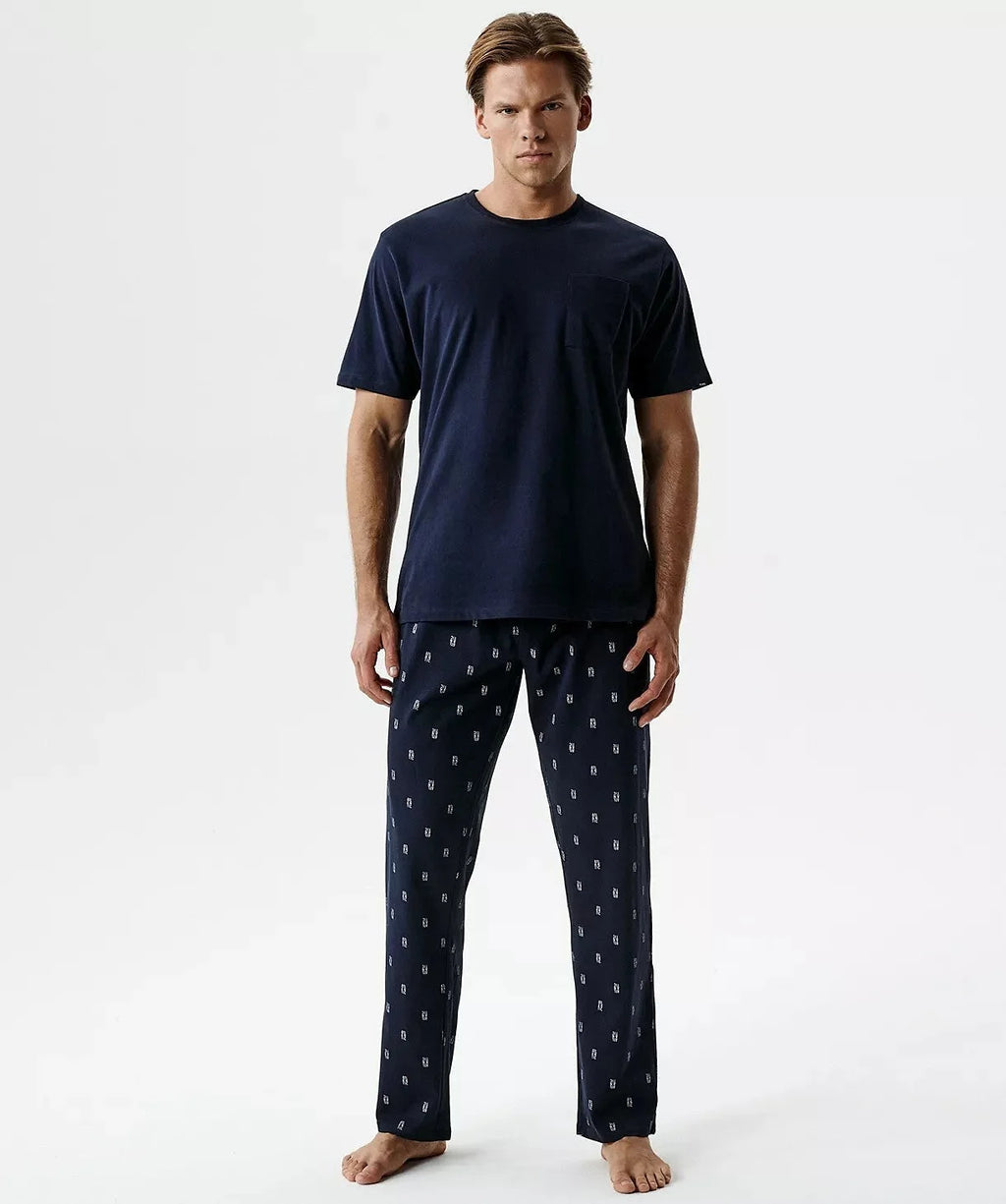 Pigiama uomo in puro cotone – soft touch cotone effetto