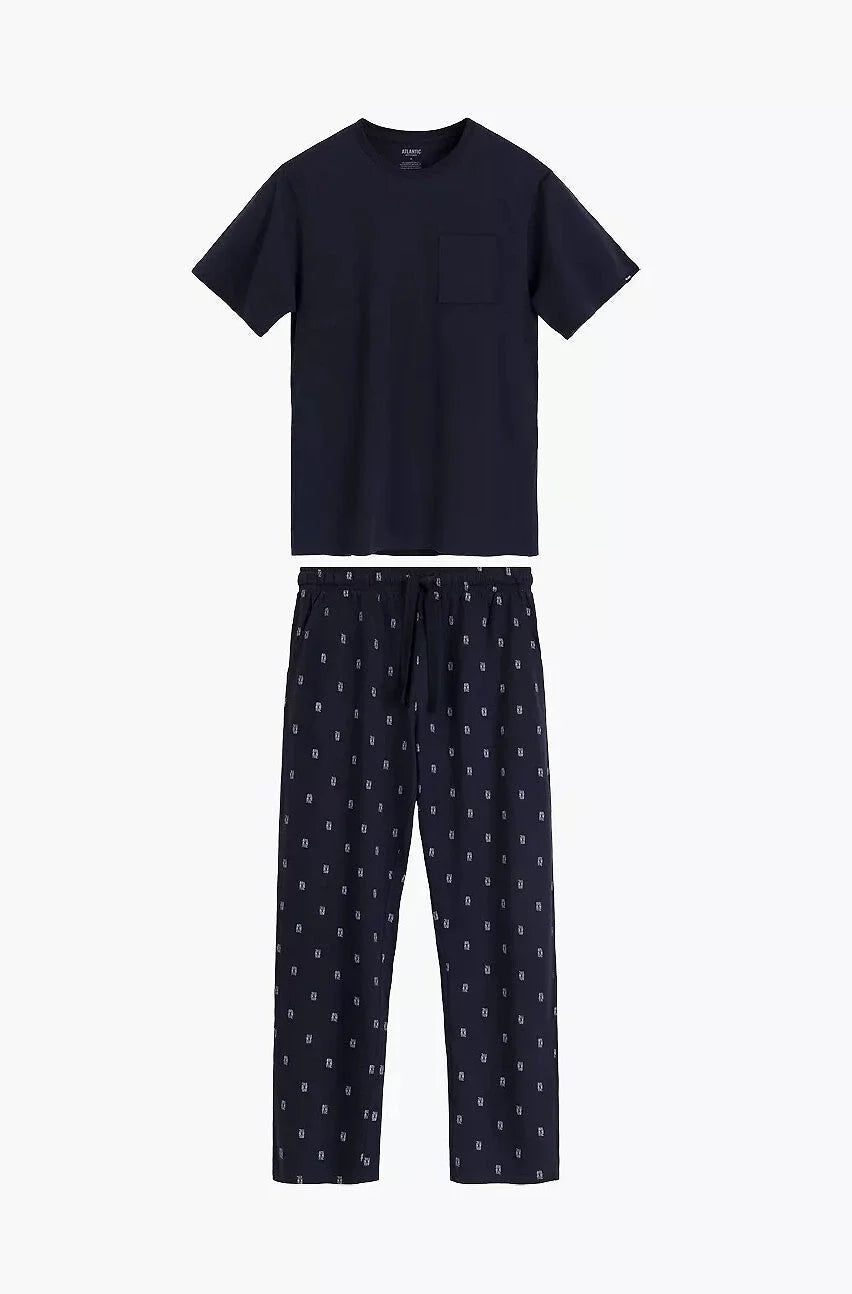 Pigiama uomo in puro cotone – soft touch cotone effetto