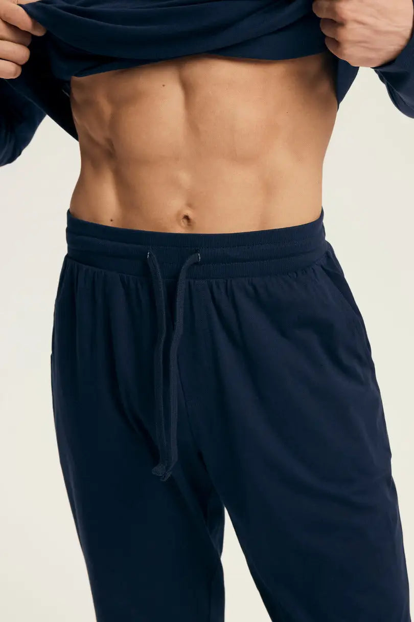 Pigiama uuomo in cotone con scritta ’enjoy nature’ | level