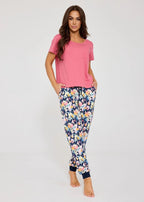 Pola | pigiama donna in cotone – maglia con taschino