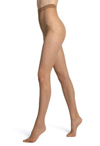 Puntini | collant opachi a microrete con pois (tutto nudo)