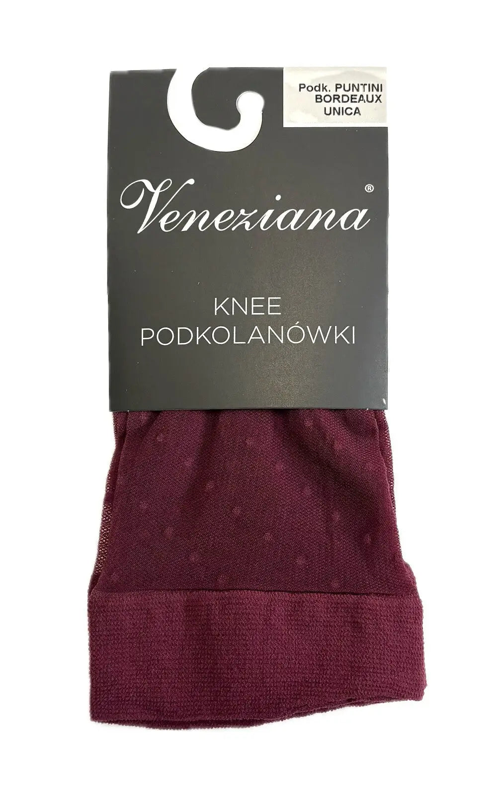 Puntini | gambaletti velati a fantasia microrete con pois