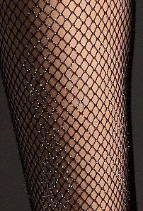 Rajstopy veneziana microretina lurex 2-4 nero-silver