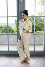Raven | pigiama donna classico in cotone a righe
