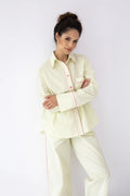 Raven | pigiama donna classico in cotone a righe