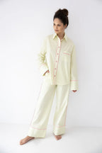 Raven | pigiama donna classico in cotone a righe