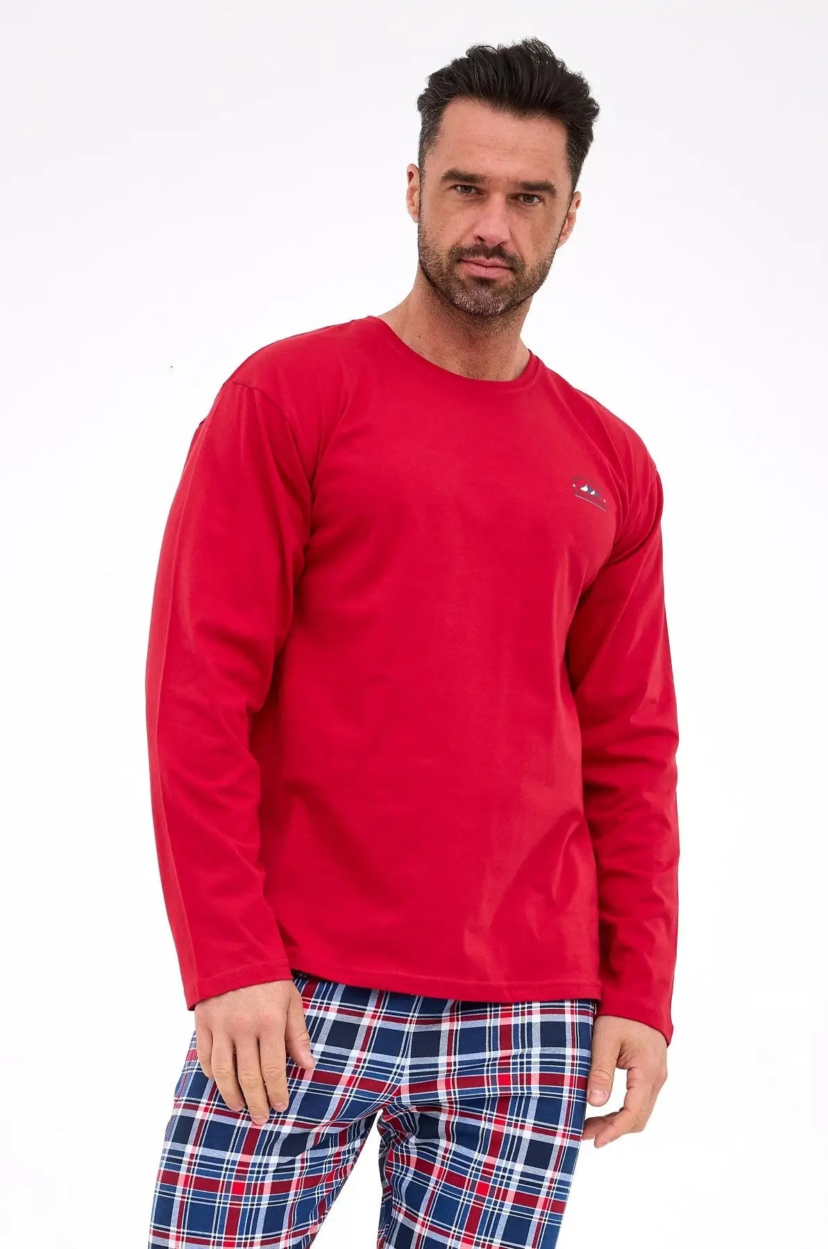 Ready | pigiama uomo in 100% cotone – maglia a maniche