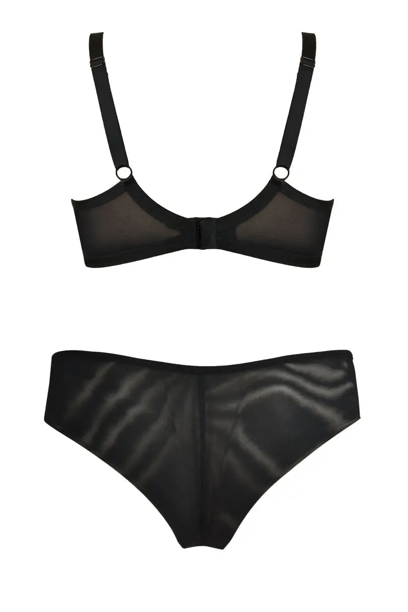 Reggiseno balconcino soft - delice - nero