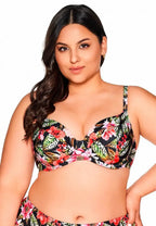 Reggiseno bikini full cup - floral