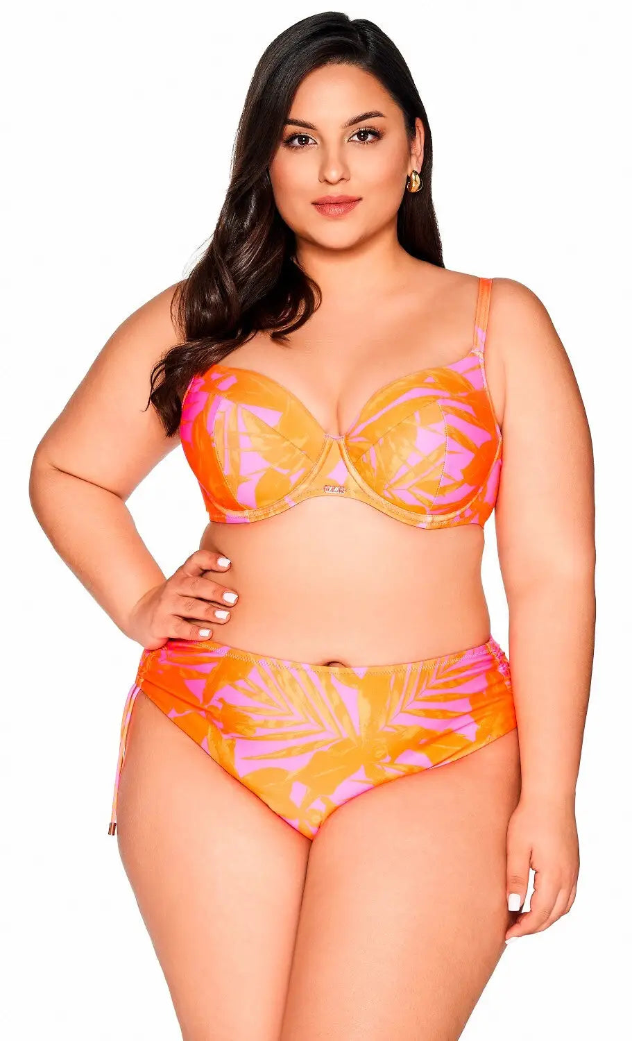 Reggiseno bikini full cup - tangerine - in coppe