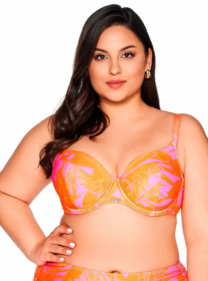 Reggiseno bikini full cup - tangerine - in coppe