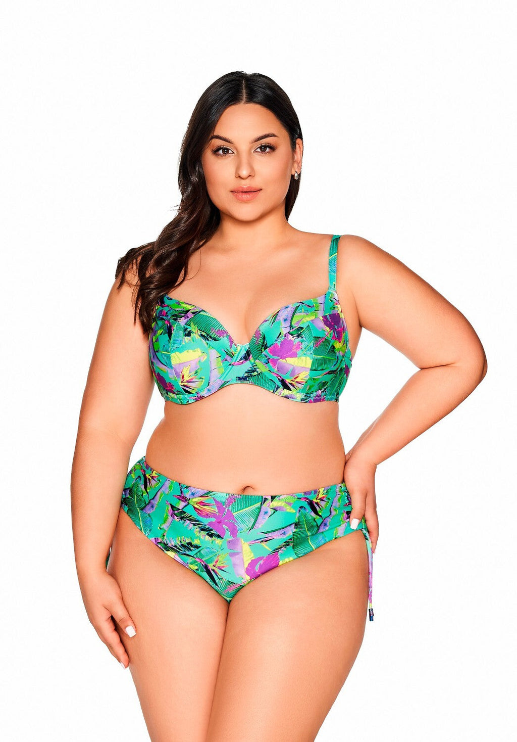 Reggiseno per bikini full cup - vibrant green