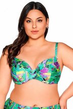 Reggiseno per bikini full cup - vibrant green