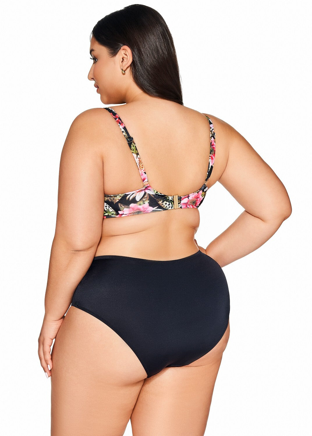 Reggiseno bikini soft con ferretto floral