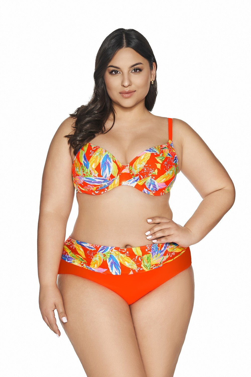 Reggiseno bikini soft con ferretto - vivid orange