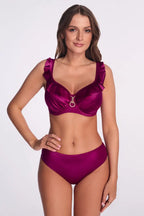 Reggiseno bikini soft con ferretto (magenta) fascino