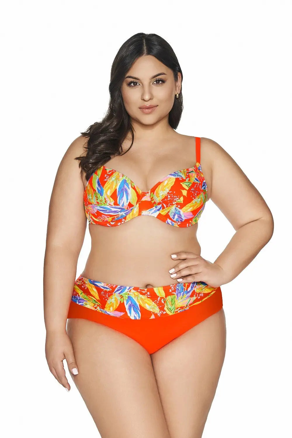 Reggiseno bikini soft con ferretto - vivid orange