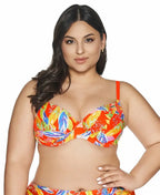 Reggiseno bikini soft con ferretto - vivid orange