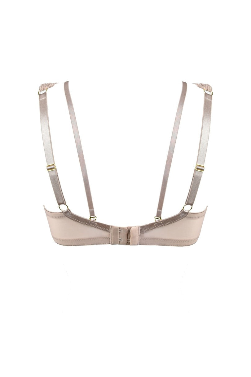 Reggiseno bralette in pizzo - jasmin - cappuccino