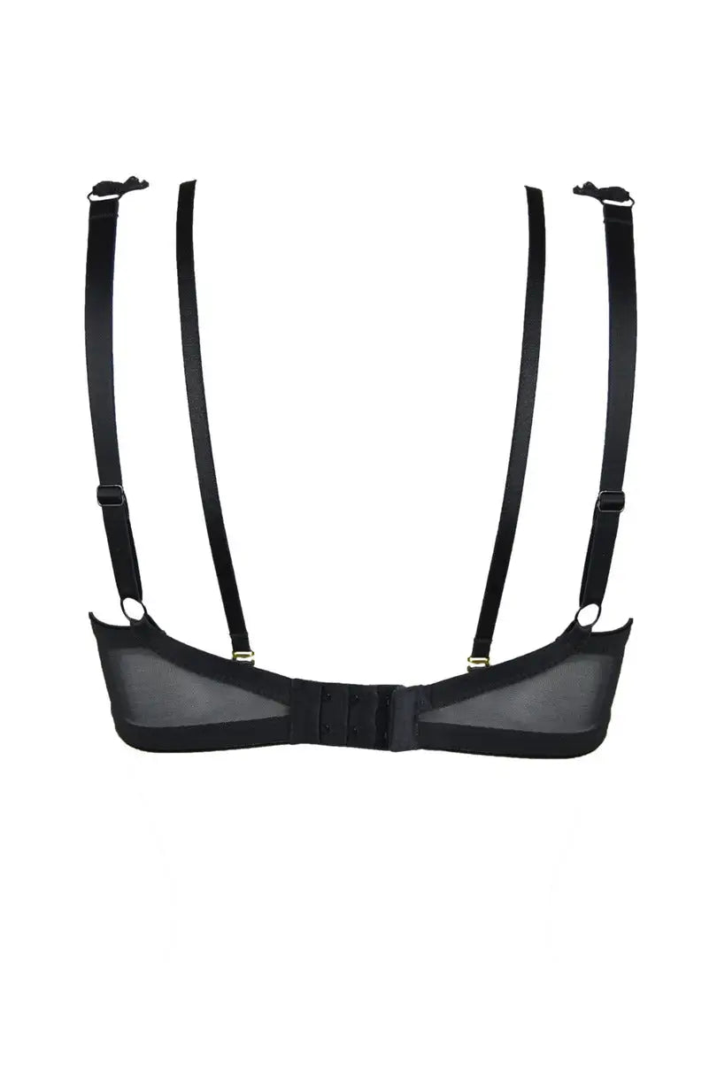 Reggiseno bralette in pizzo - jasmin - nero