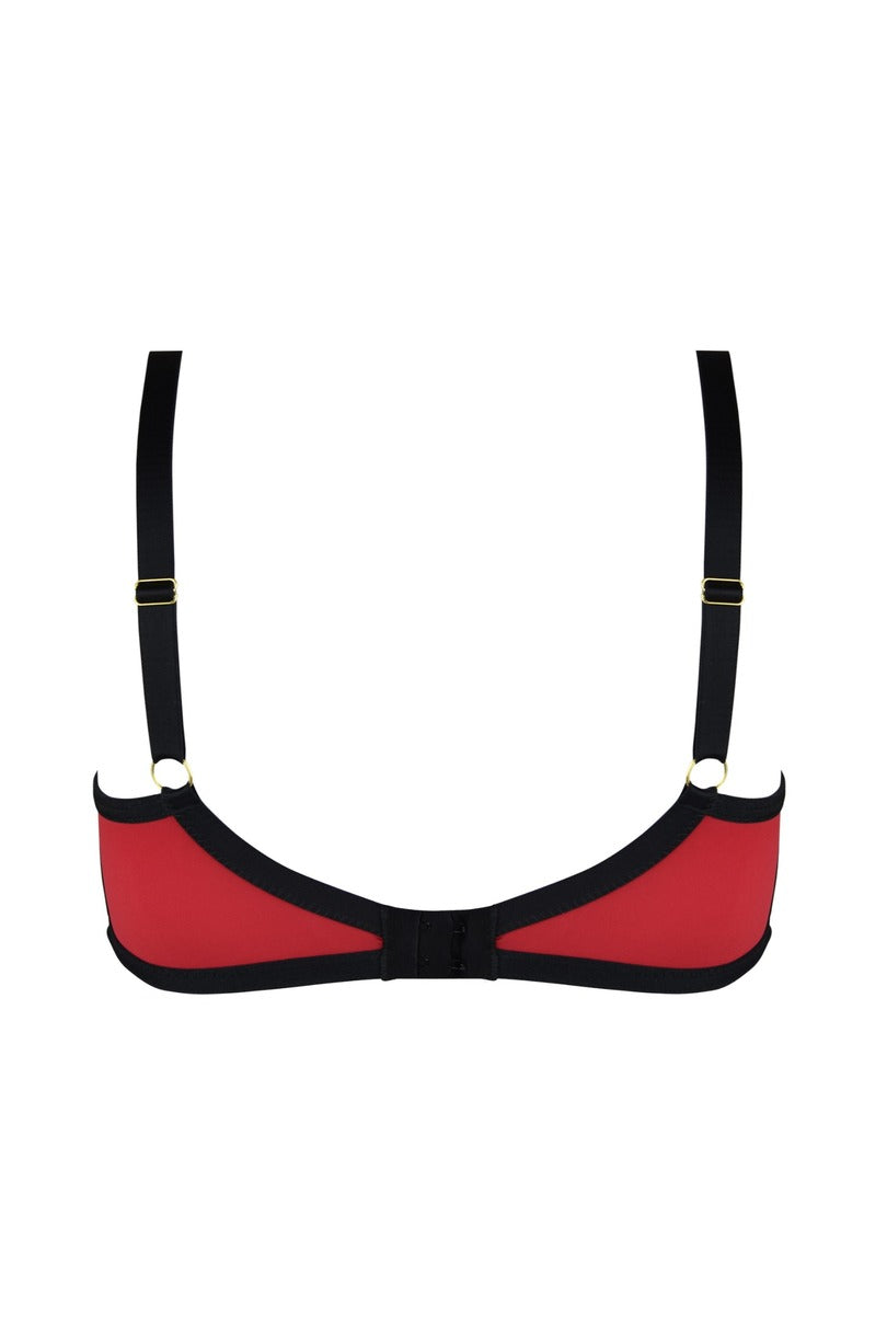 Reggiseno con ferretto balconetto flamenco red