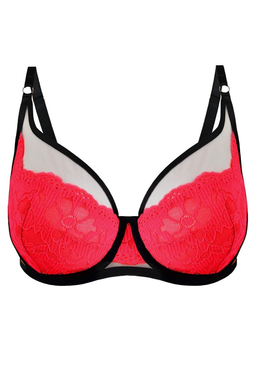 Reggiseno con ferretto in pizzo funny