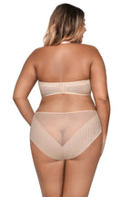 Reggiseno a fascia - athena - in coppe differenziate - nero