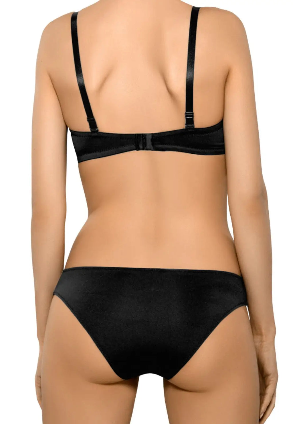 Reggiseno a fascia push up - ewa - nero
