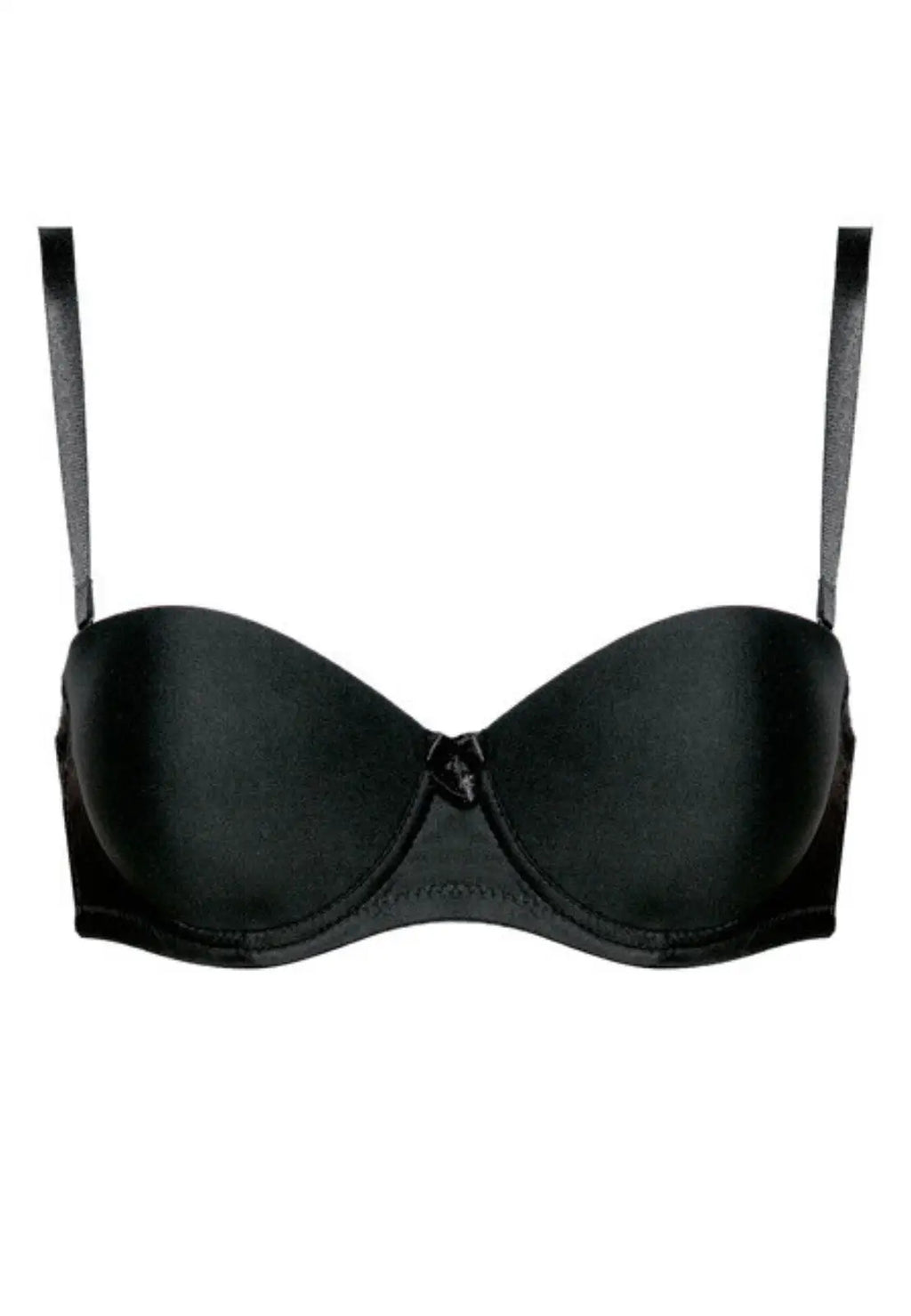 Reggiseno a fascia push up - ewa - nero