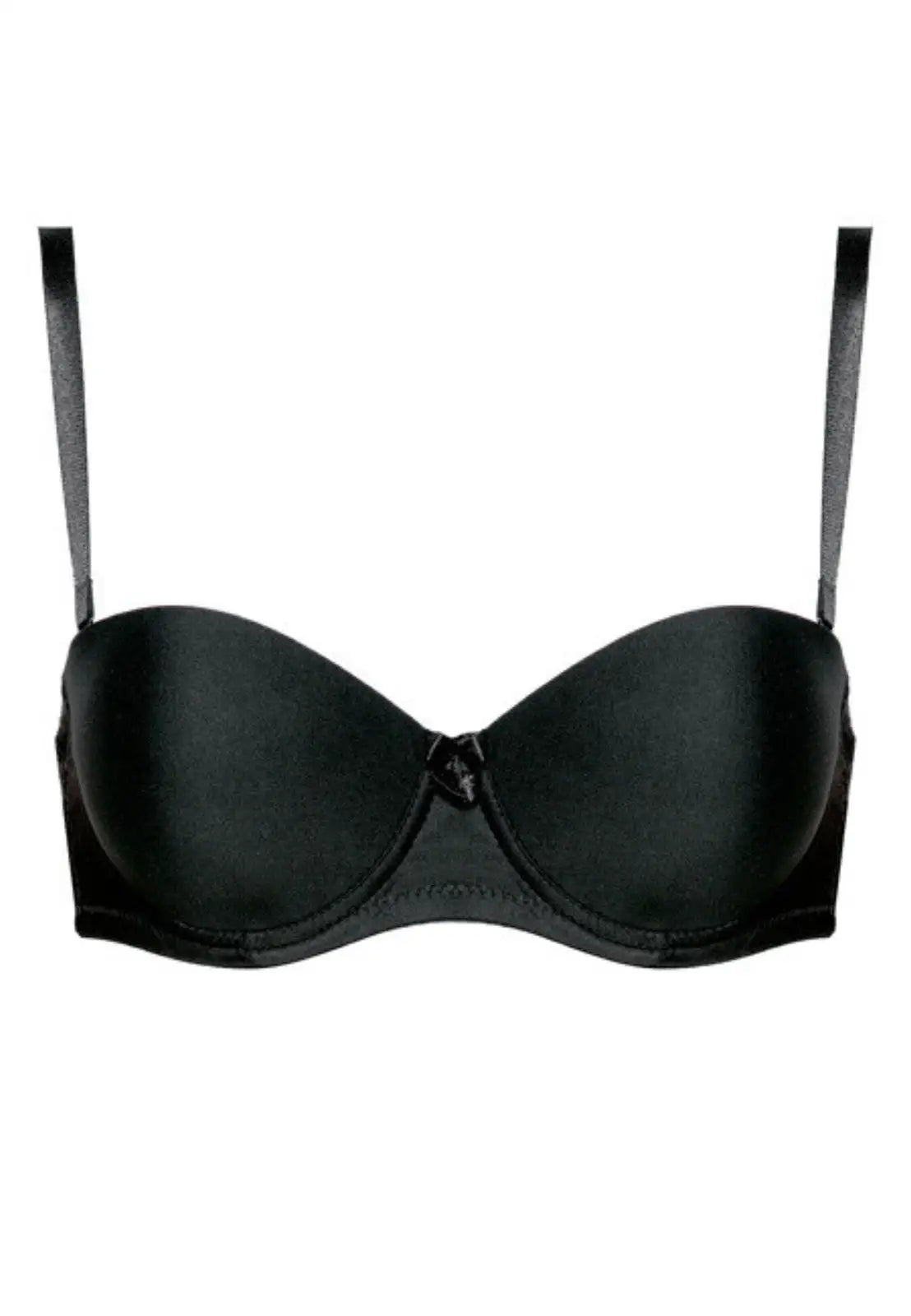 Reggiseno a fascia push up - ewa - nero