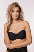 Reggiseno a fascia push up - ewa - nero