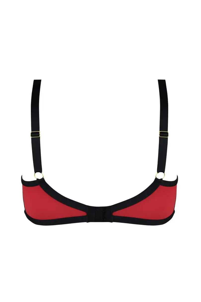 Reggiseno con ferretto balconetto - flamenco red
