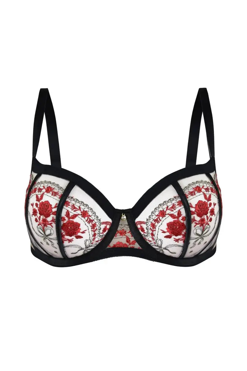 Reggiseno con ferretto balconetto - flamenco red