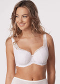 Reggiseno ful cup in pizzo - laura - bianco