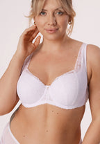 Reggiseno ful cup in pizzo - laura - bianco