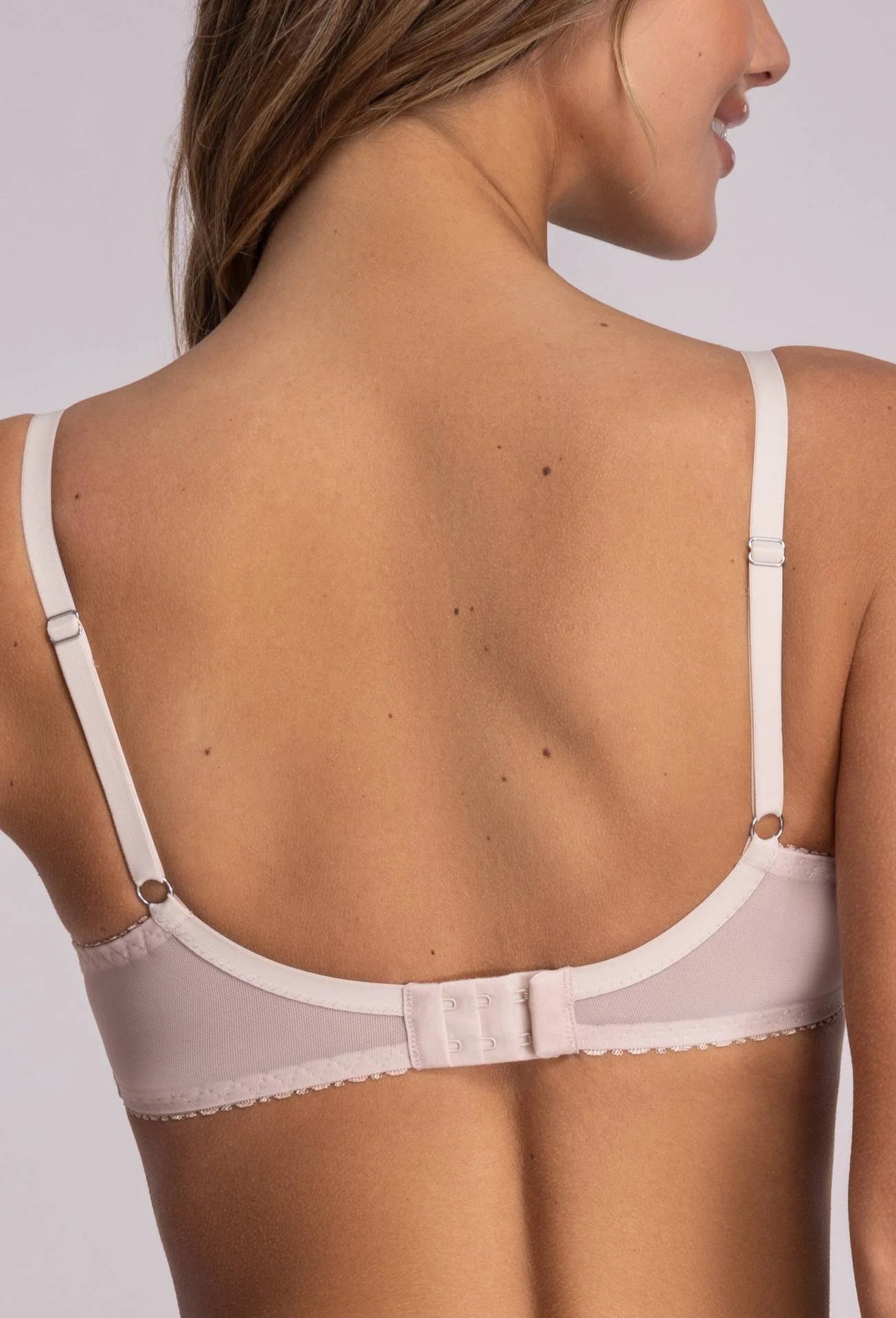Reggiseno full cup in coppe differenziate - odette - beige