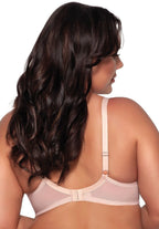 Reggiseno full cup in coppe differenziate - odette - bianco