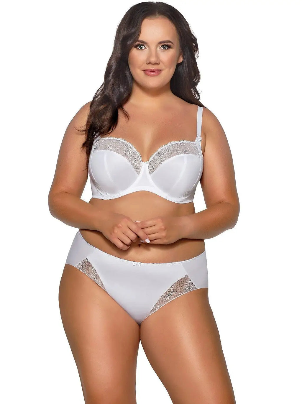 Reggiseno non imbottito con ferretto - azalea - bianco