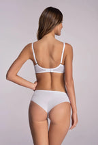 Reggiseno non imbottito con ferretto - azalea - bianco