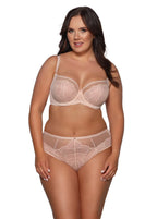 Reggiseno non imbottito in pizzo - caroline - beige - 2109