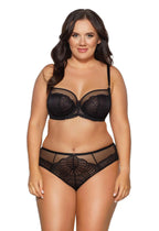 Reggiseno non imbottito in pizzo - caroline - nero - 2109