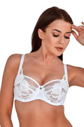 Reggiseno non imbottito in pizzo con ferretto - venere