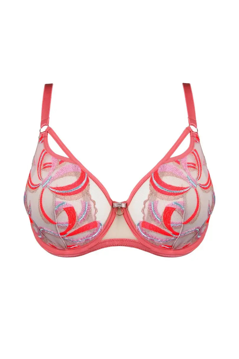 Reggiseno morbido con ricami - sunset soft