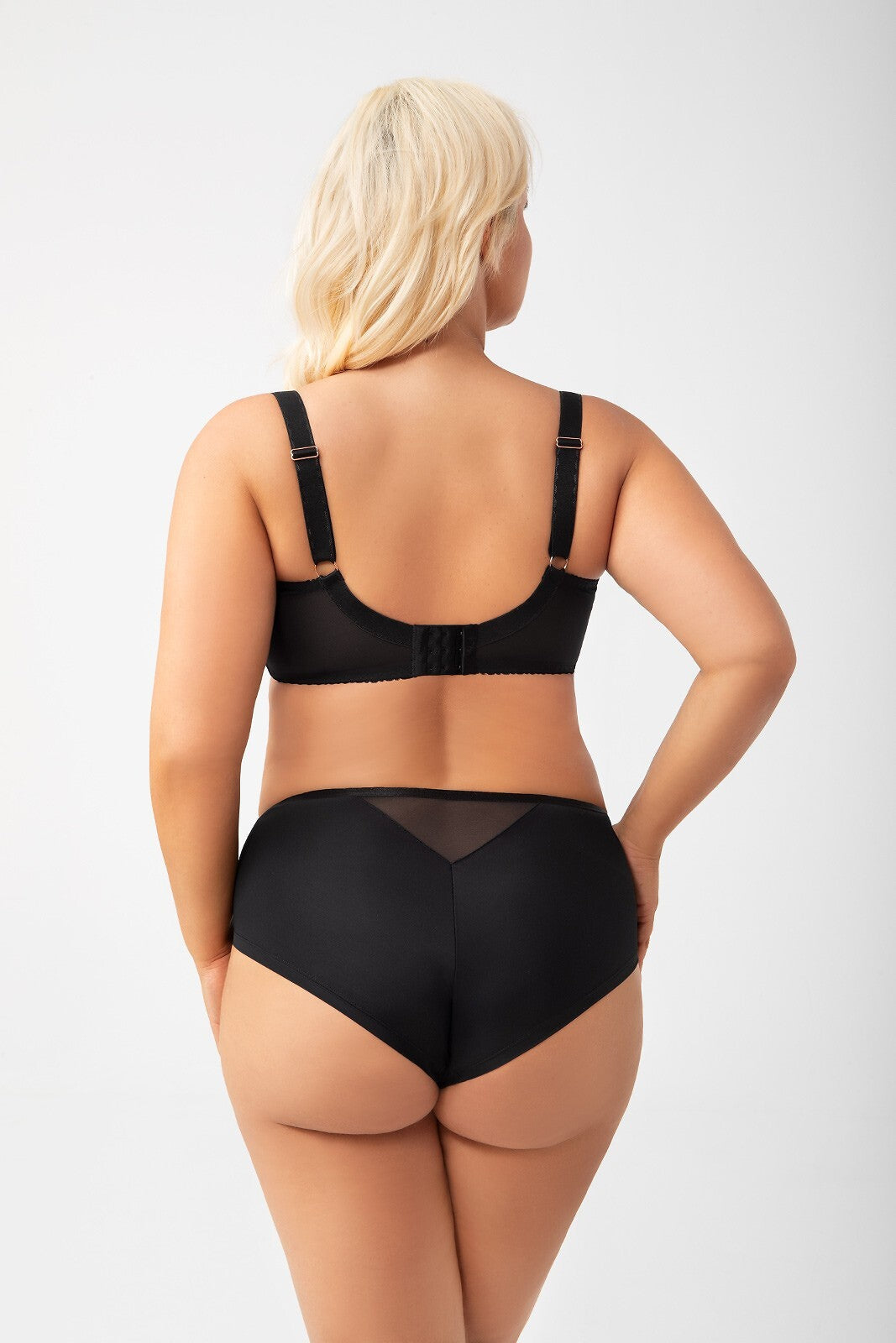 Reggiseno non imbottito in pizzo adore nero