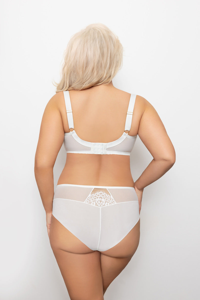 Reggiseno non imbottito in pizzo loretta coppe