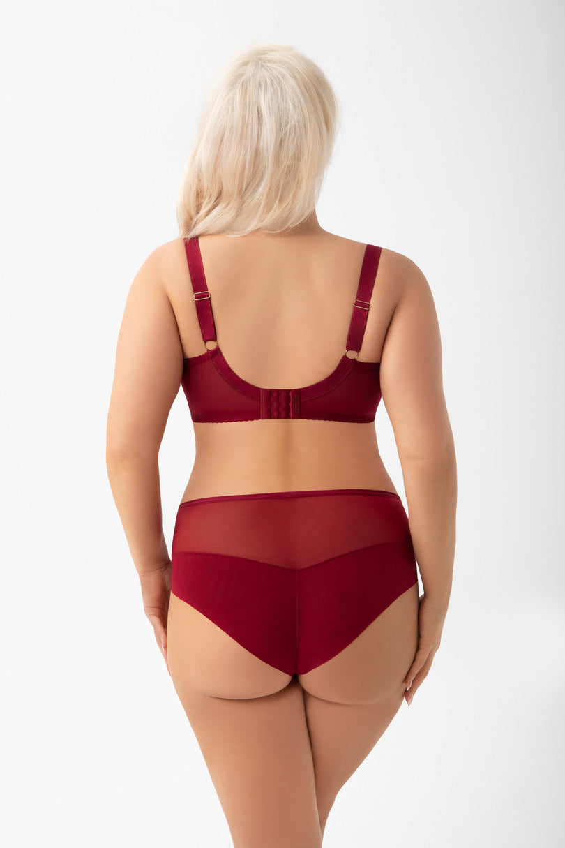Reggiseno plus sizes morbido con ferretto mira in pizzo